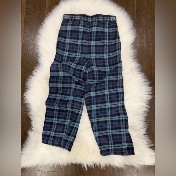 Kid’s Blue and Green Plaid PJ Bottoms - Picture 7 of 8